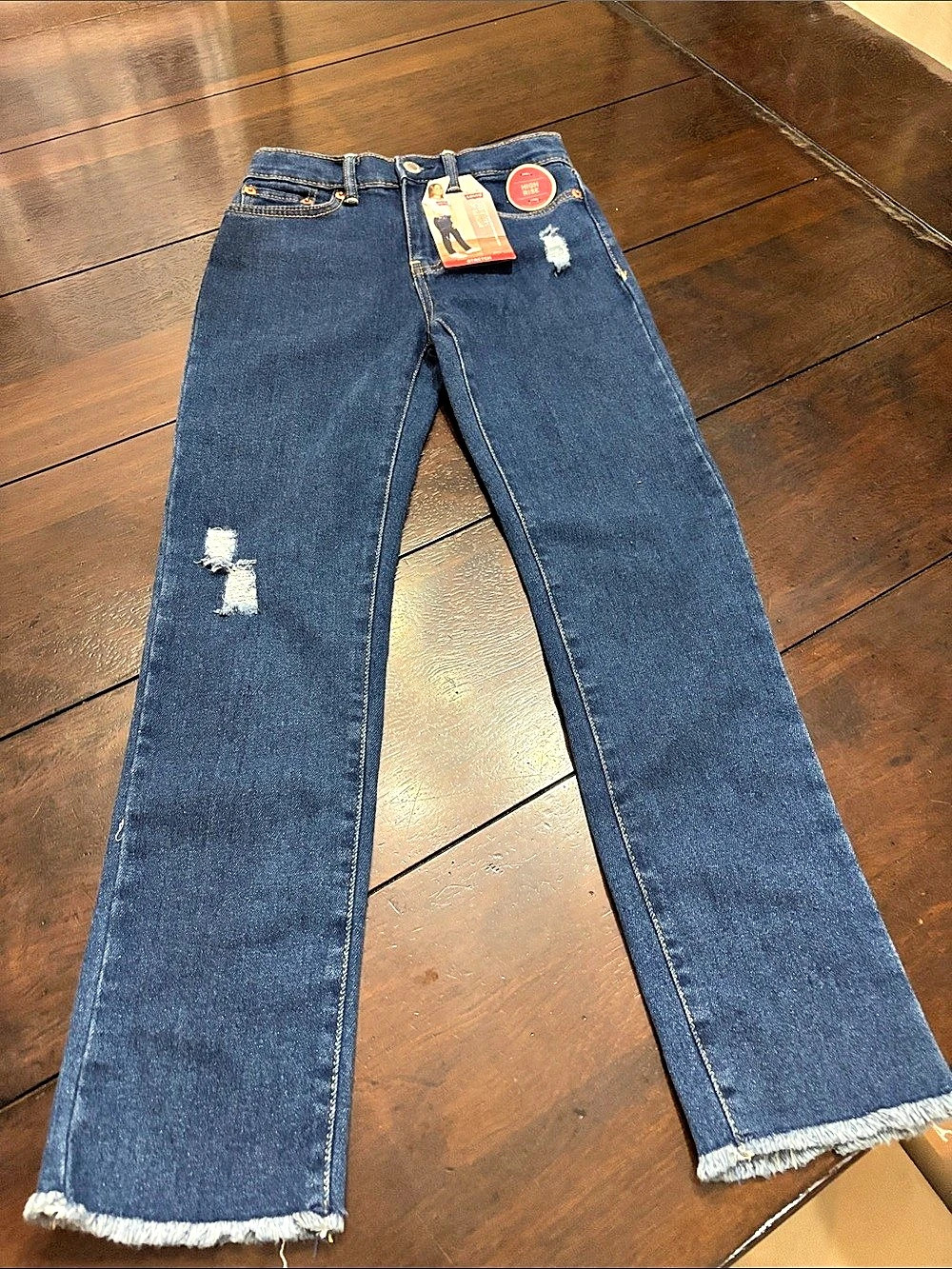 Girls Levi's High Rise Straight Leg Jeans Blue Size 10 reg NWT